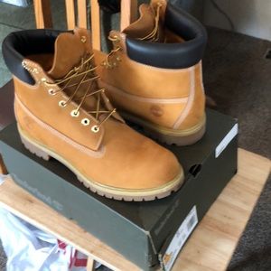 Men’s Timberland Boots 6 Inch Wheat Nubuck